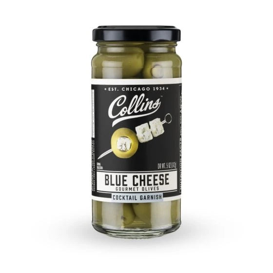 COLLINS BLUE CHEESE OLIVES 4.5OZ