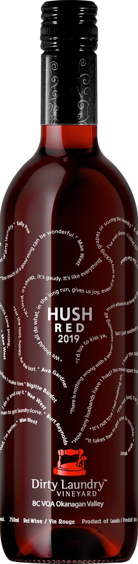 DIRTY LAUNDRY HUSH RED BLEND 750ML
