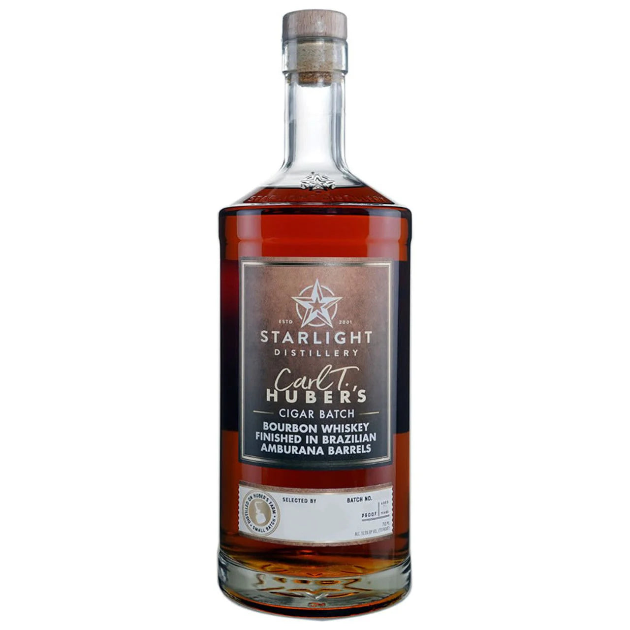 STARLIGHT CARL T AMBURANA SINGLE BARREL BOURBON 750ML