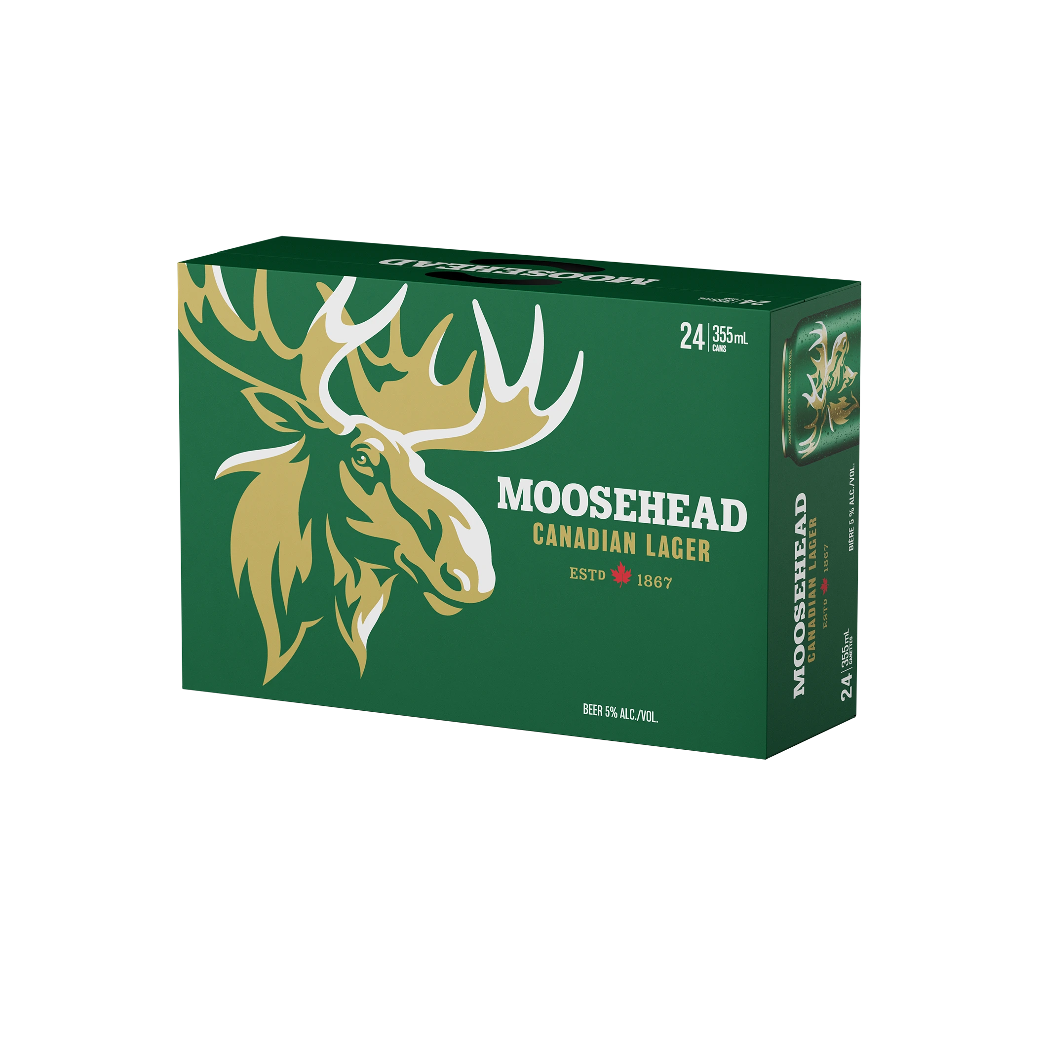 MOOSEHEAD LAGER 355ML 24PK CAN