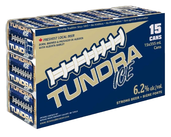 TUNDRA ICE BEER 355ML 15PK CAN