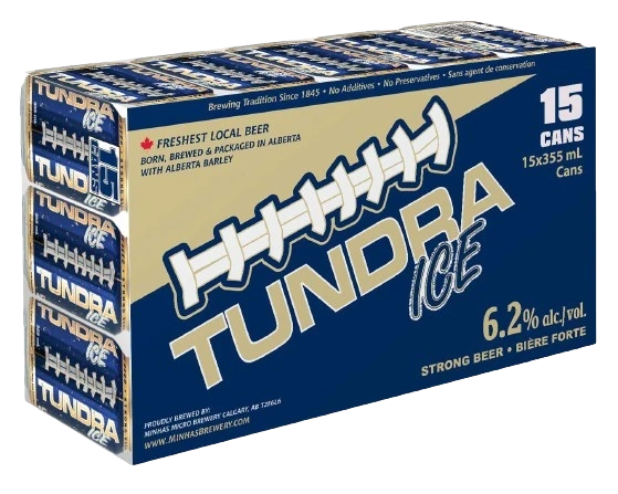 TUNDRA ICE BEER 355ML 15PK CAN