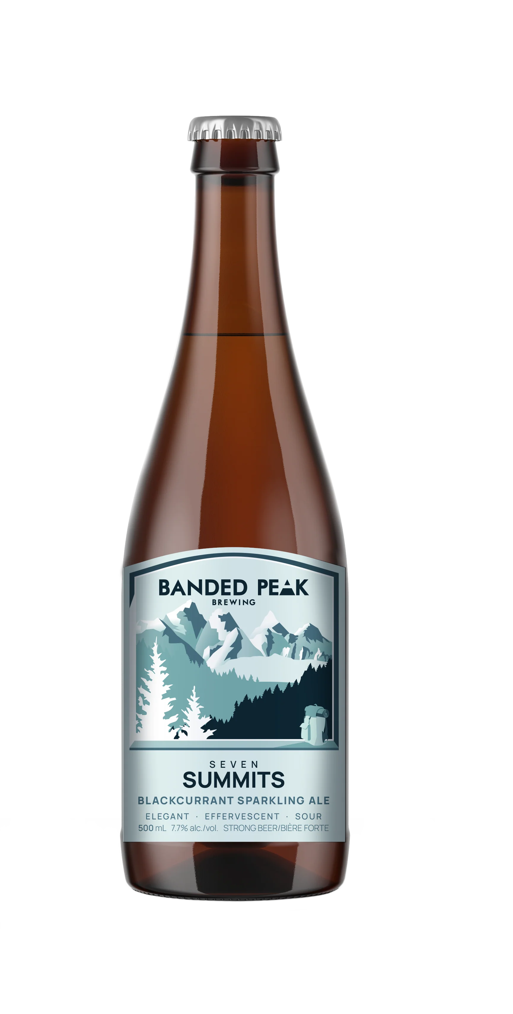 BANDED PEAK SUMMITS BLACKCURRANT SPARKLING ALE 500ML BTL