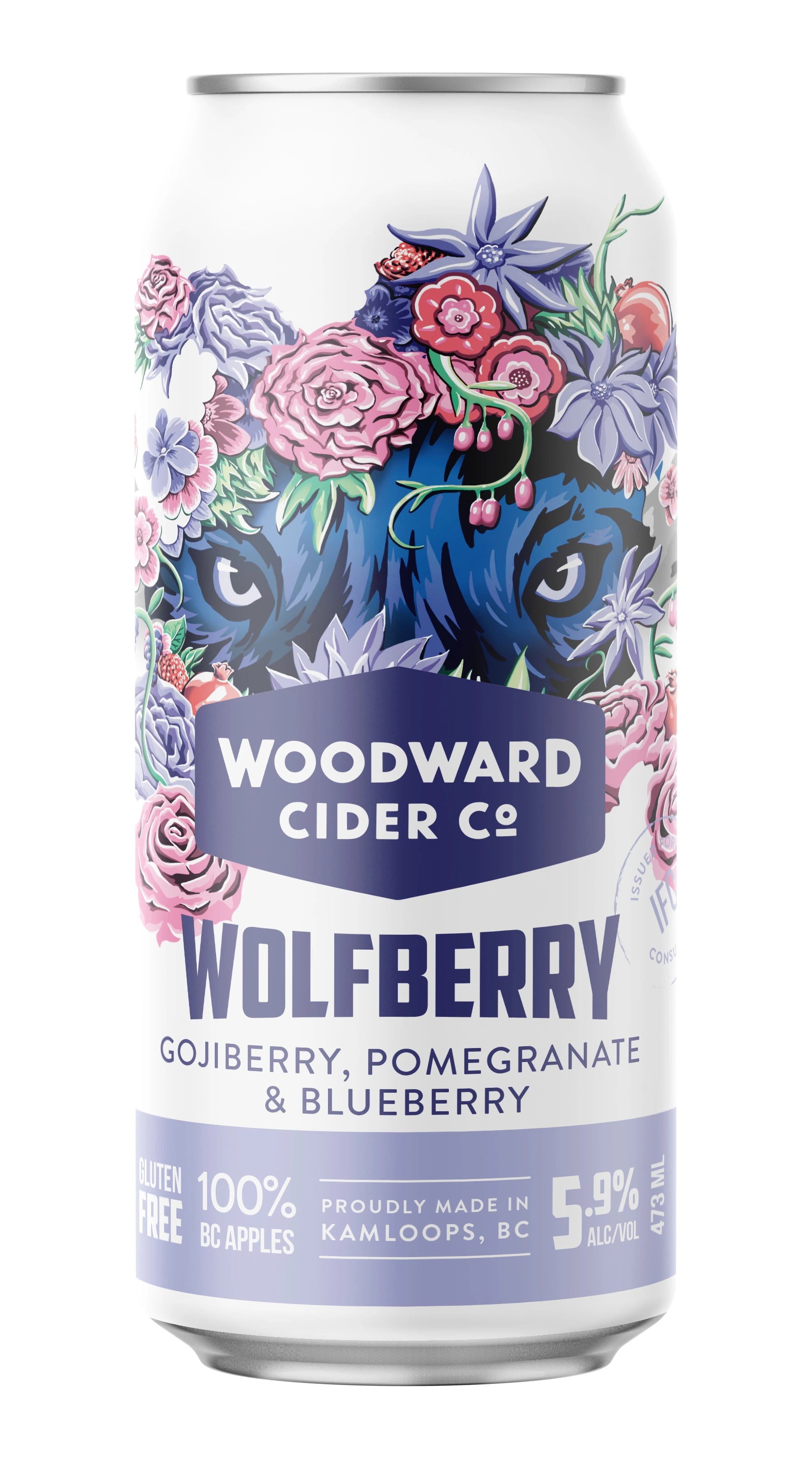 WOODWARD WOLFBERRY CIDER 473ML CAN