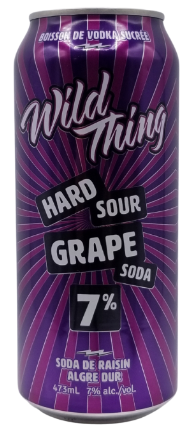 WILD THING HARD SOUR GRAPE SODA 473ML CAN