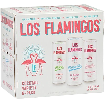LOS FLAMINGOS VARIETY PACK 355ML 6PK CAN