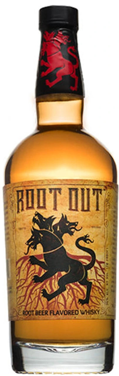 ROOT OUT ROOT BEER FLAVOURED WHISKEY 750ML