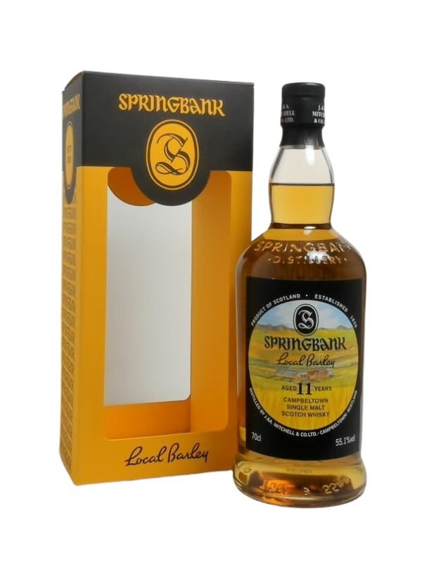 SPRINGBANK LOCAL BARLEY 11YR SINGLE MALT SCOTCH WHISKY 700ML