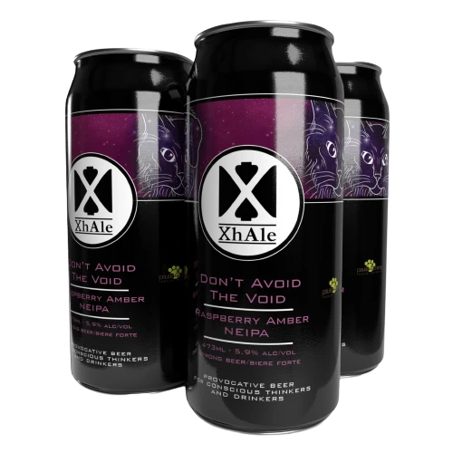 XHALE DON'T AVOID THE VOID RASP AMBER NEIPA 473ML 4PK CAN