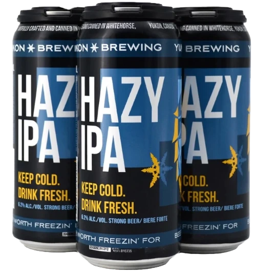 YUKON HAZY IPA 473ML 4PK CAN