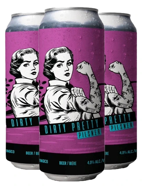ARCADIA DIRTY PRETTY PILSNER BEER 473ML 4PK CAN