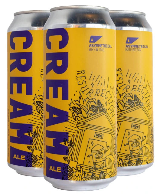 ASYMMETRICAL RESURRECTION CREAM ALE 473ML 4PK CAN