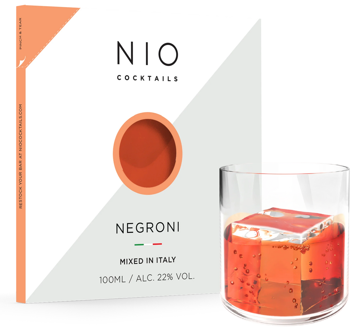 NIO COCKTAILS NEGRONI COCKTAIL 100ML POUCH