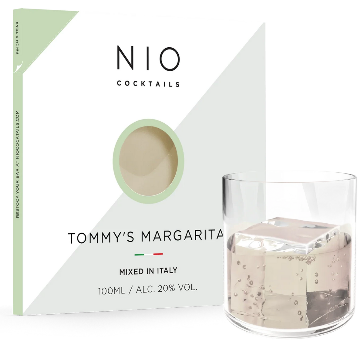 NIO COCKTAILS TOMMYS MARGARITA COCKTAIL 100ML POUCH