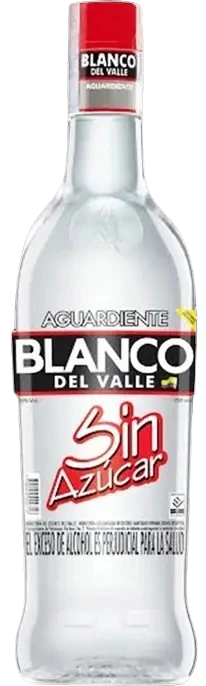 AGUARDIENTE BLANCO DEL VALLE SIN AZUCAR 750ML
