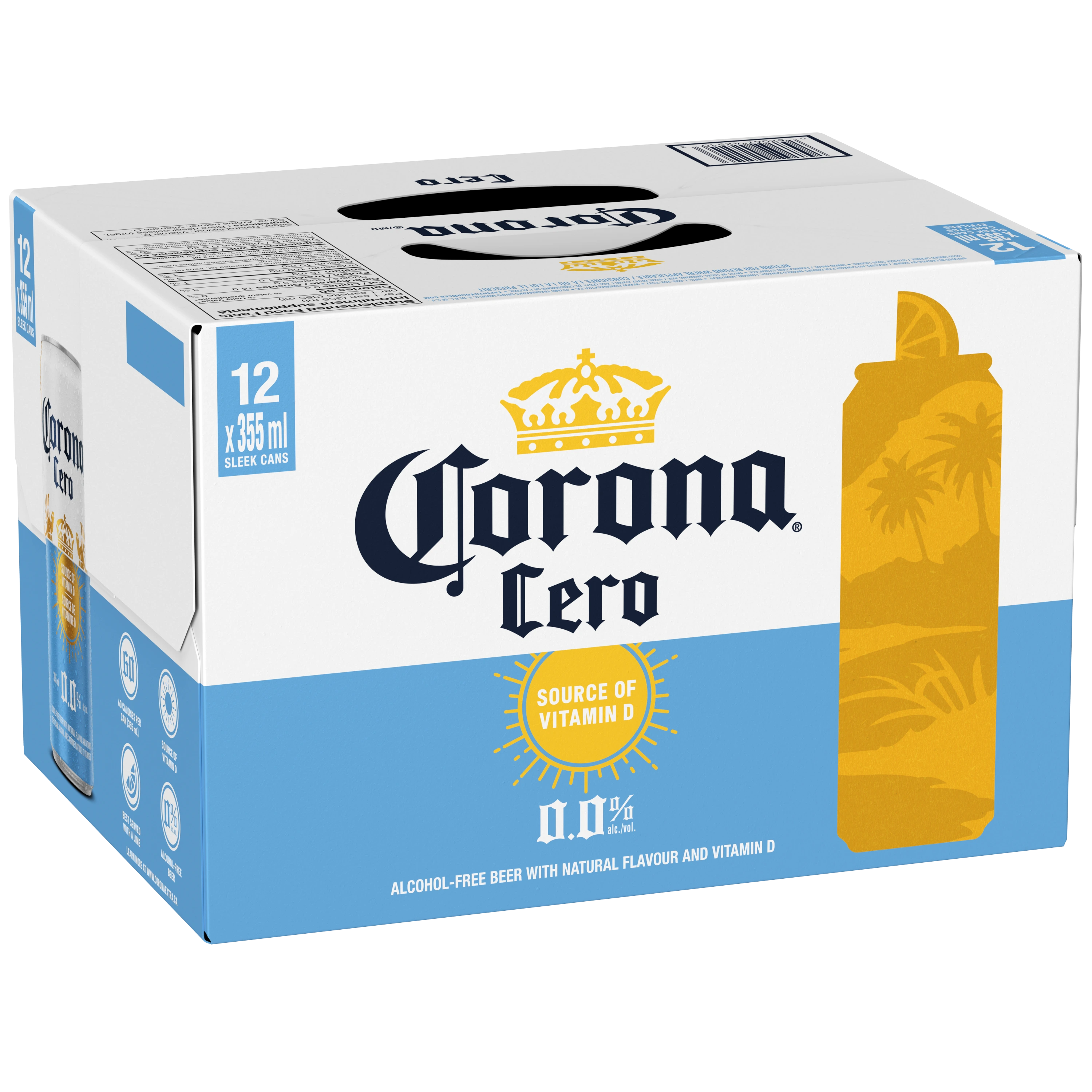 CORONA CERO 0.0% NON ALC 355ML 12PK CAN