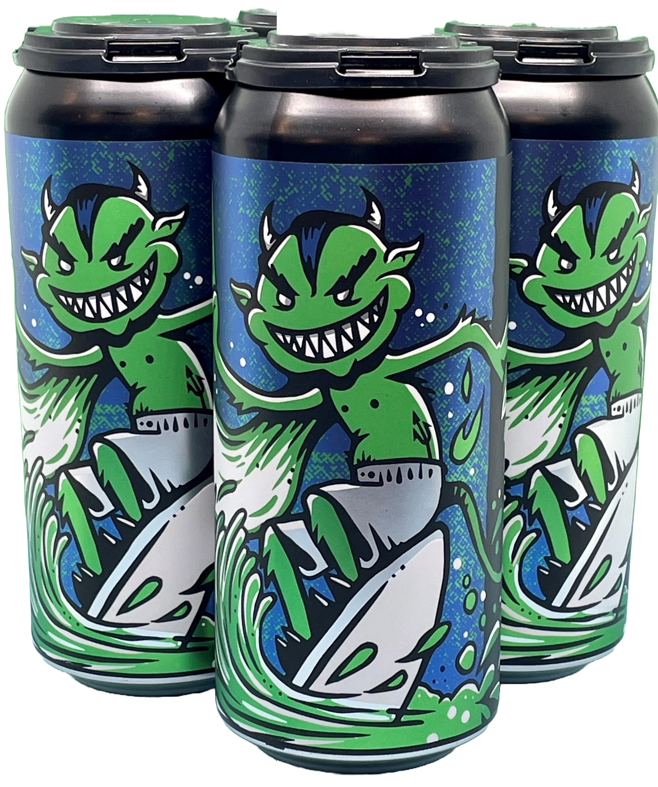 NEW LEVEL HELLION LIME LAGER 473ML 4PK CAN