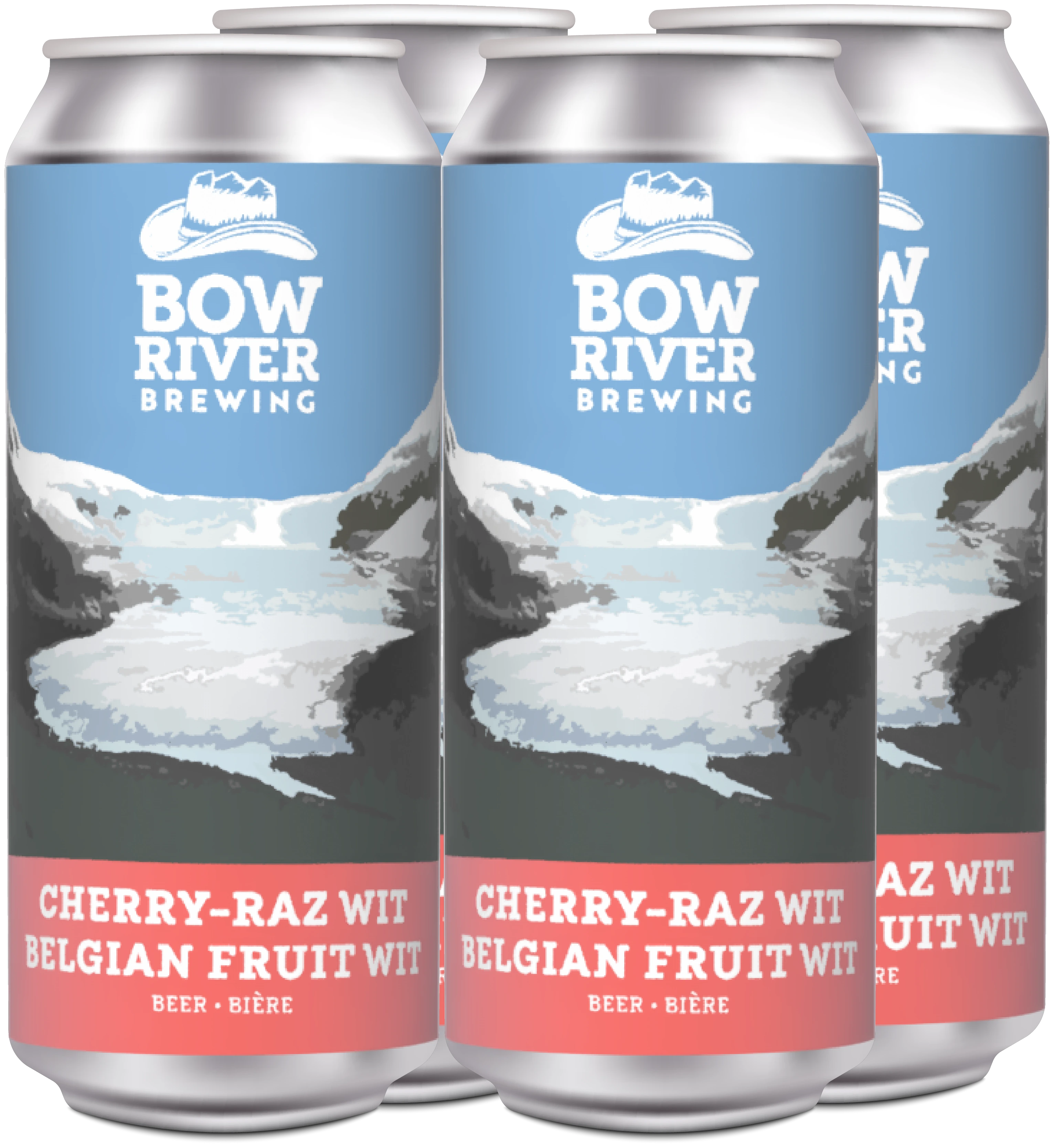 BOW RIVER CHERRY RAZ WIT 473ML 4PK CAN