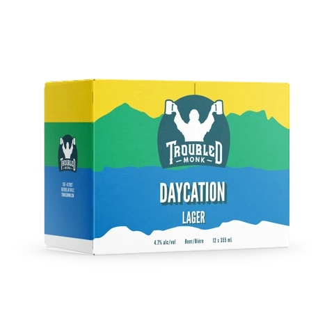 TROUBLED MONK DAYCATION LAGER 355ML 12PK CAN