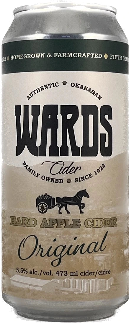 WARDS ORIGINAL APPLE CIDER 473ML 4PK CAN @ Kelowna [1049273]