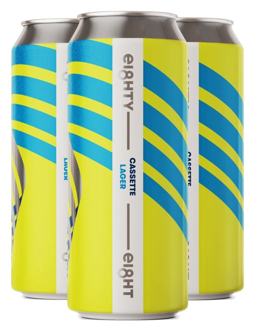 88 CASSETTE LAGER BEER 473ML 4PK CAN