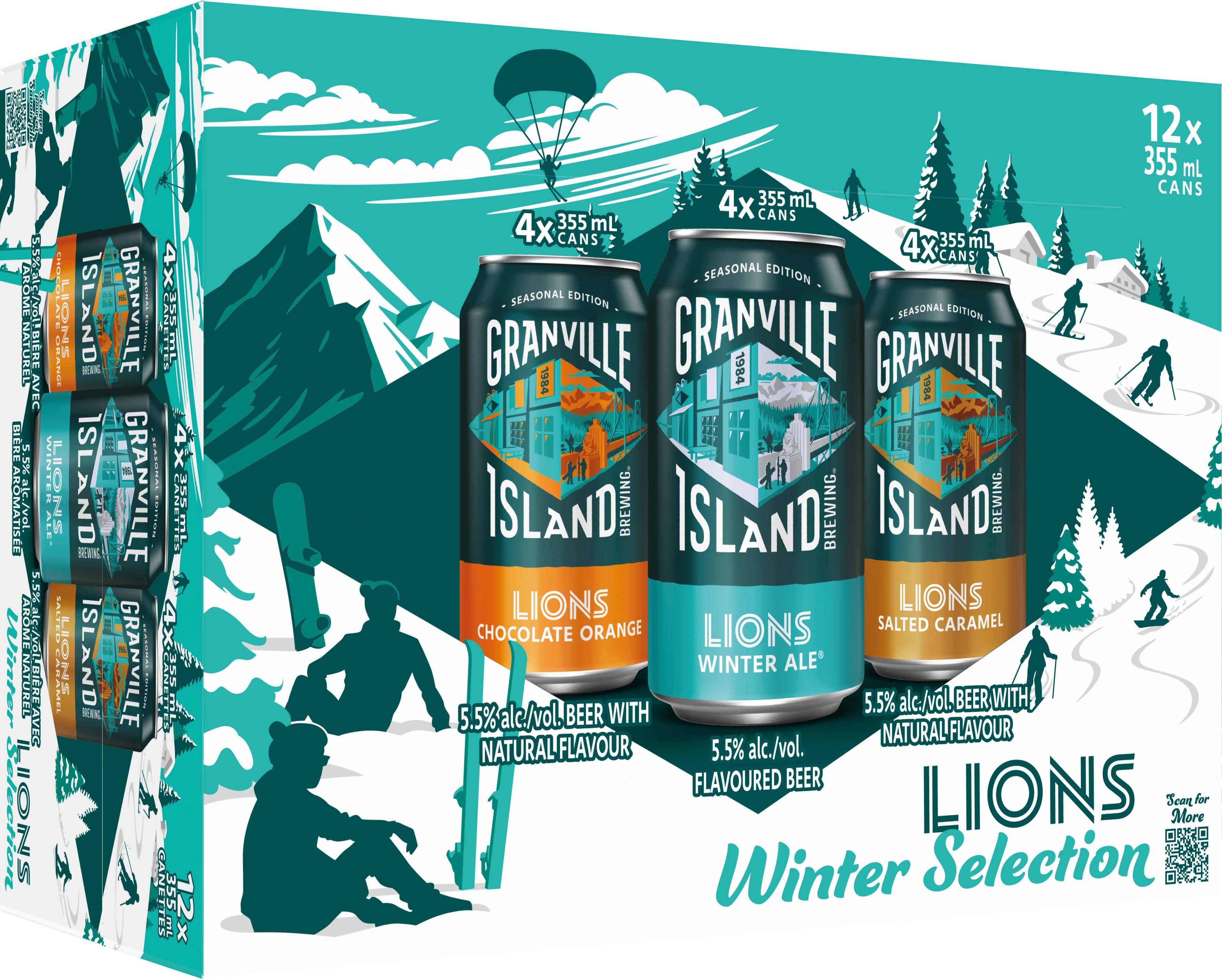 GRANVILLE ISLAND WINTER SELECTIONS MIXER 355ML 12PK CAN