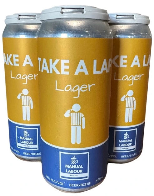 MANUAL LABOUR TAKE A LAP LAGER 473ML 4PK CAN