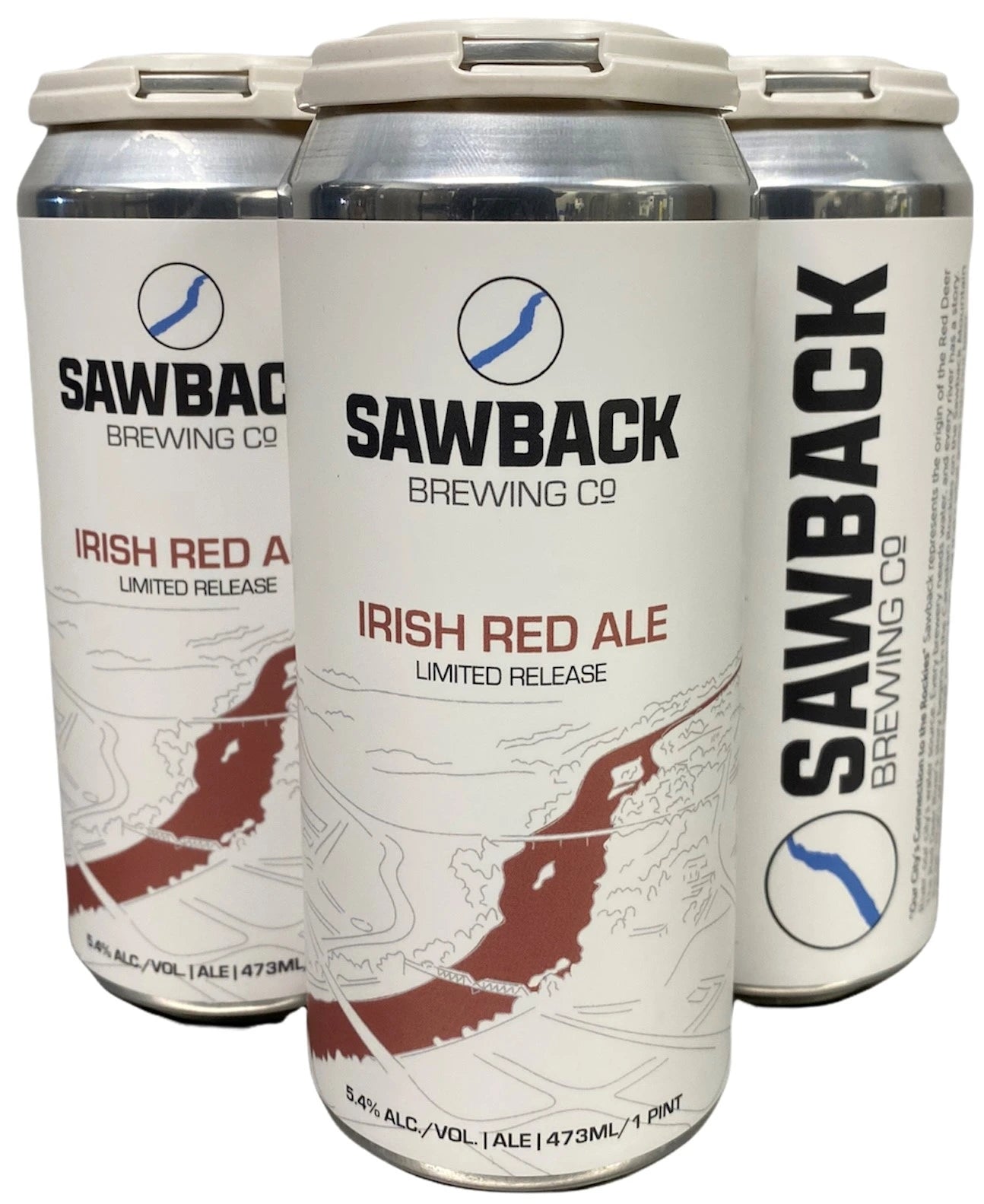 SAWBACK IRISH RED ALE 473ML 4PK CAN
