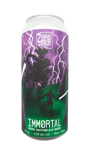 ZERO ISSUE IMMORTAL HEATHER ALE 473ML CAN