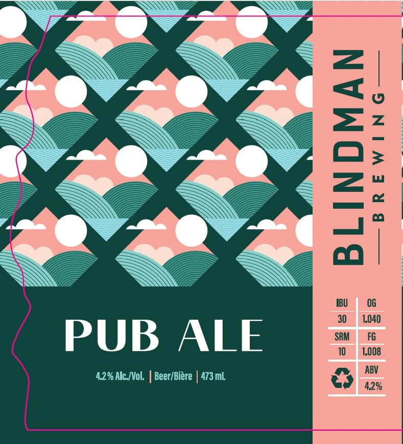 BLINDMAN PUB ALE 473ML 4PK CAN