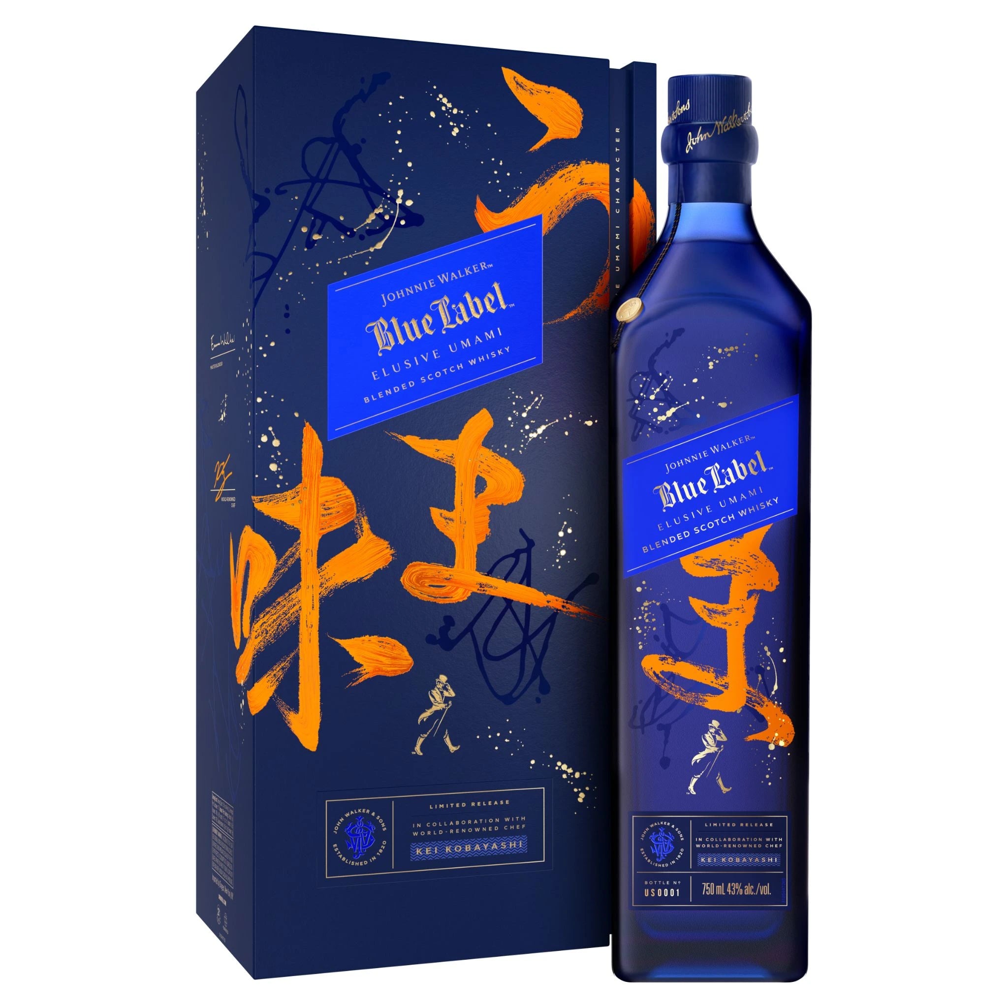 JOHNNIE WALKER BLUE LABEL ELUSIVE UMAMI SCOTCH WHISKY 750ML