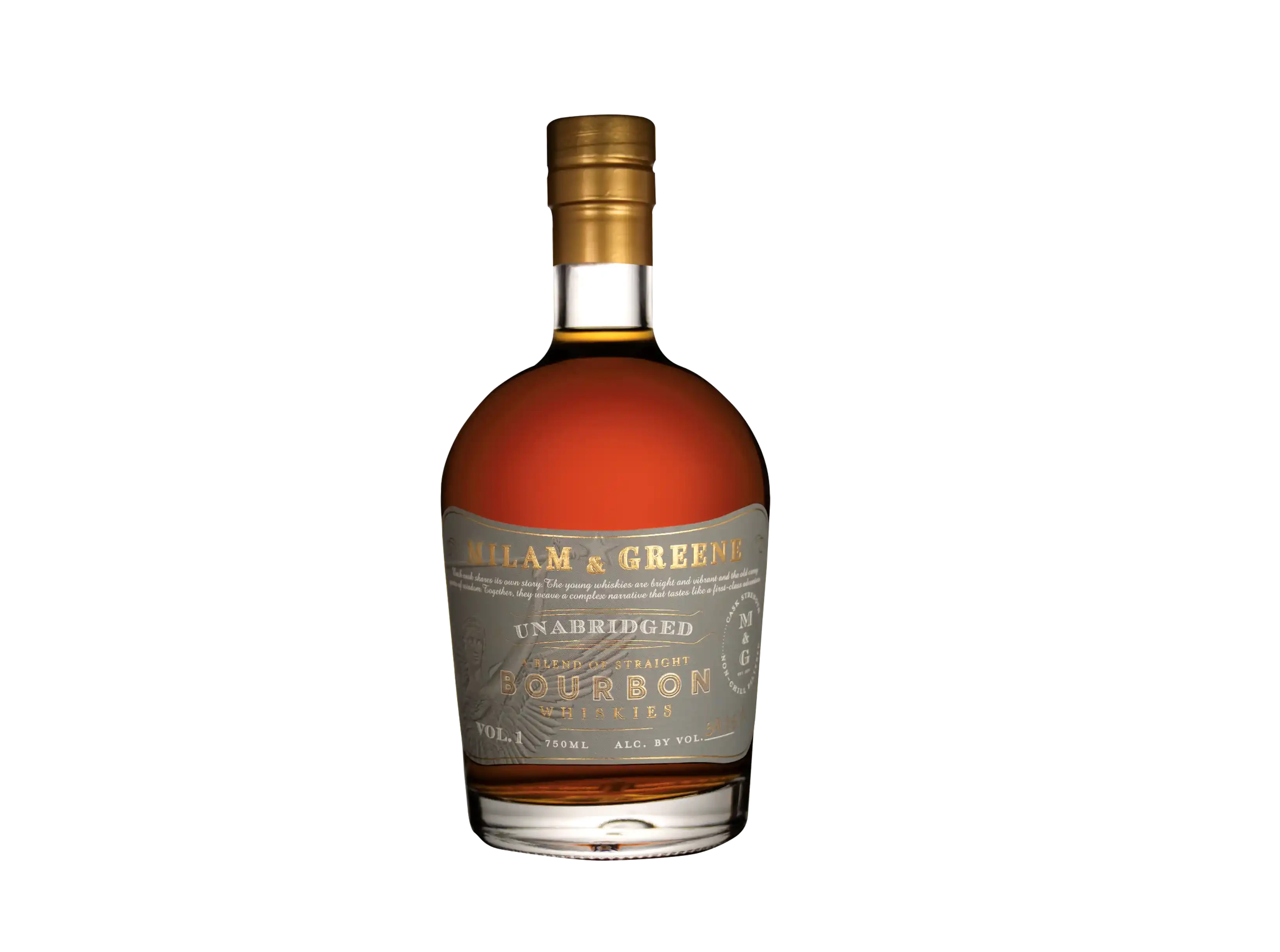 MILAM & GREEN UNABRIDGED BOURBON WHISKEY SERIES 1 750ML