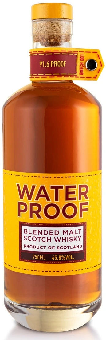 WATERPROOF BLENDED MALT SCOTCH WHISKY 750ML