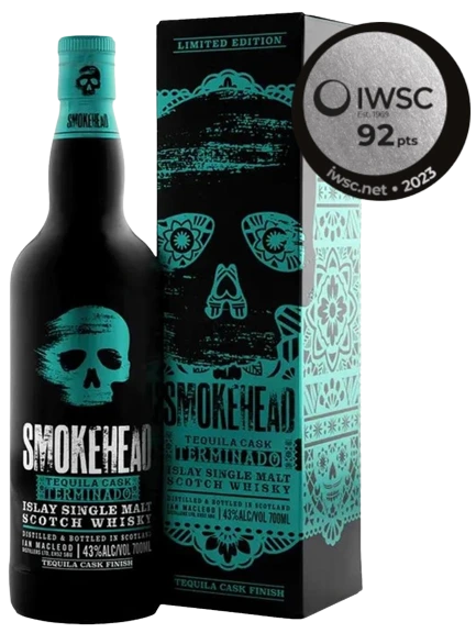 SMOKEHEAD TEQUILA TERMINADO ISLAY SINGLE MALT SCOTCH 700ML @ Emerald Hills [1049625]