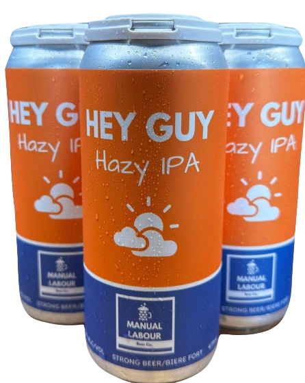 MANUAL LABOUR HEY GUY HAZY IPA 473ML 4PK CAN