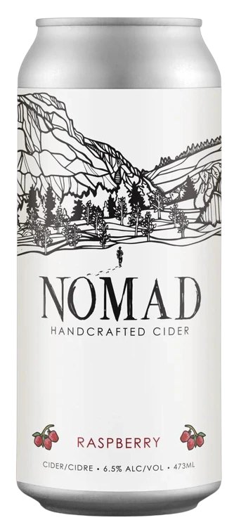 NOMAD CIDER RASPBERRY 473ML CAN