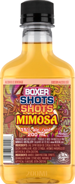 BOXER SHOTS MIMOSA 15% 200ML