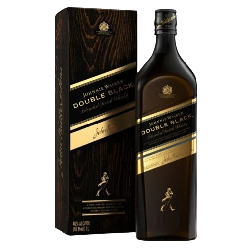 JOHNNIE WALKER DOUBLE BLACK BLENDED SCOTCH 1L