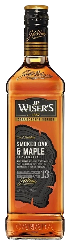 WISERS COLLECTORS SERIES SMOKED OAK & MAPLE WHISKY 750ML