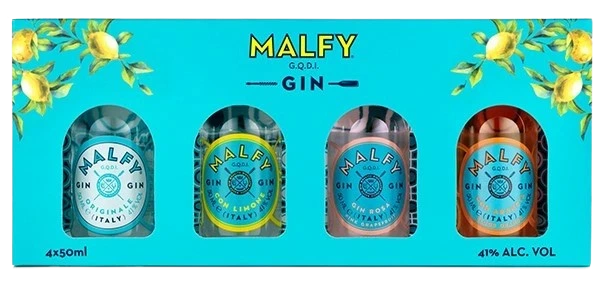 MALFY GIN GIFT PACK 50ML 4PK