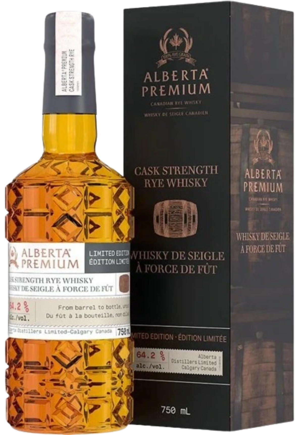 ALBERTA PREMIUM LIMITED EDITION CASK STRENGTH WHISKY 750ML