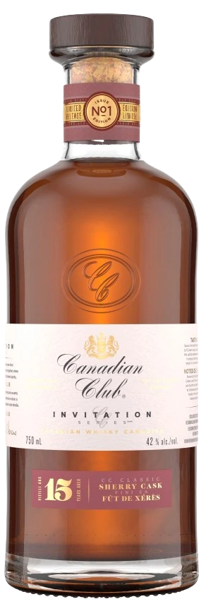 CANADIAN CLUB 15 YEAR OLD SHERRY CASK WHISKY 750ML