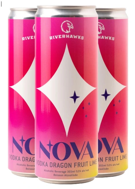NOVA VODKA DRAGON FRUIT LIME 355ML 4PK CAN @ Red Deer [1050470]