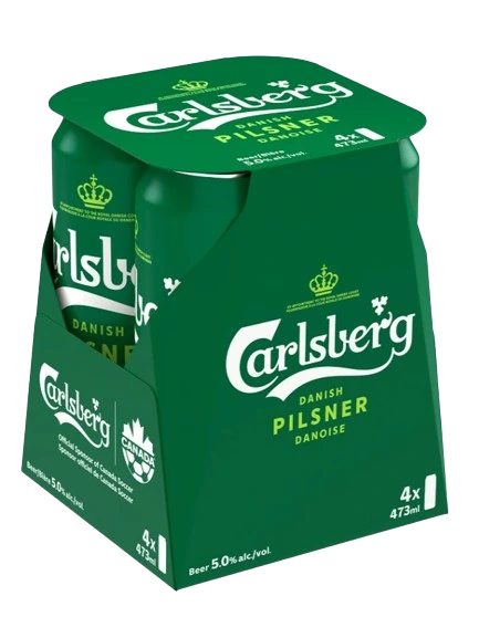 CARLSBERG PILSNER 473ML 4PK CAN