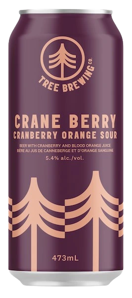 TREE BREW CRANE BERRY CRANBERRY ORANGE SOUR 473ML CAN @ Kelowna [1050624]