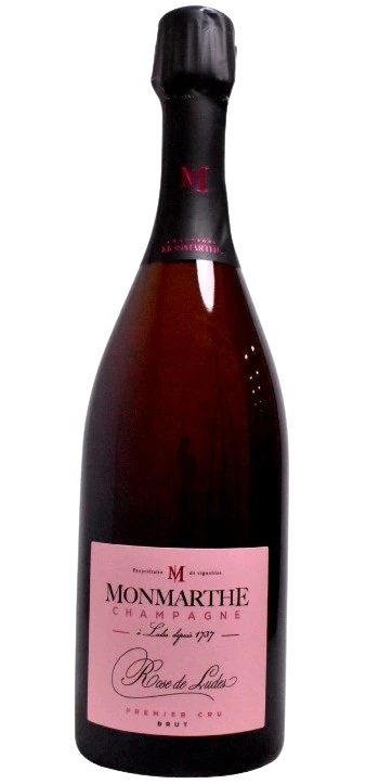 CHAMPAGNE MONMARTHE ROSE DE LUDES BRUT 1ER CRU 750ML