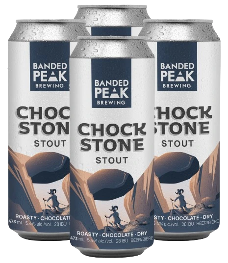 BANDED PEAK CHOCKSTONE STOUT 473ML 4PK CAN