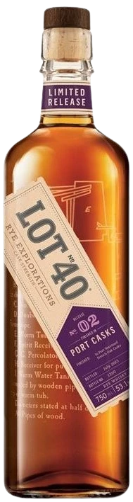 LOT 40 PORT CASK CANADIAN WHISKY 750ML