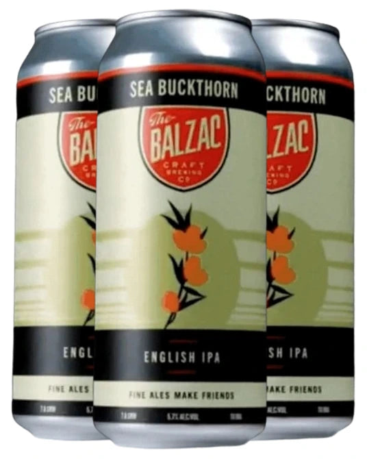 BALZAC SEA BUCKTHORN ENGLISH IPA 473ML 4PK CAN