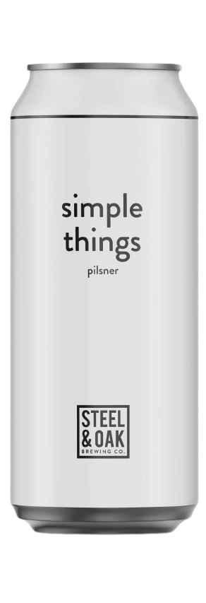 STEEL & OAK BREWING SIMPLE THINGS PILSNER 473ML 4PK CAN @ Kelowna [1050816]